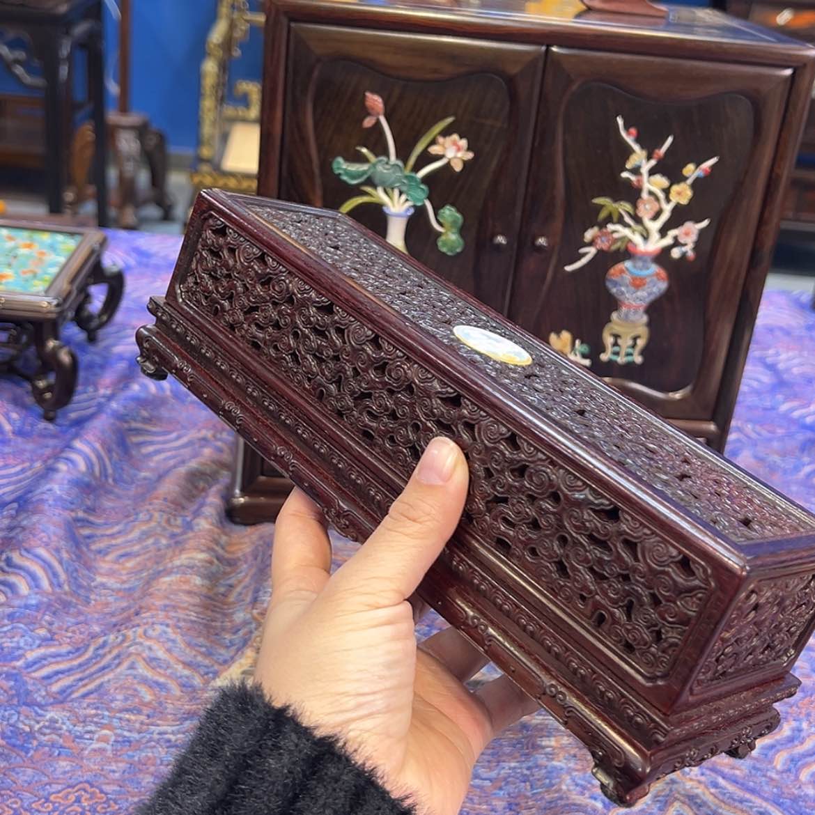 【闪购商品】紫檀木类成套家具香盒