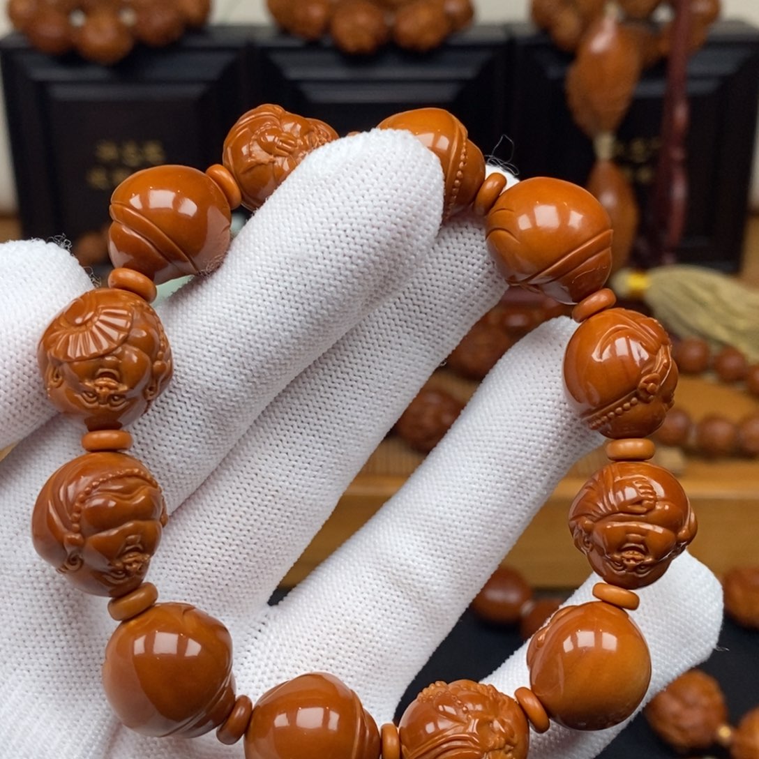 手串橄榄核许静健老师一团和气