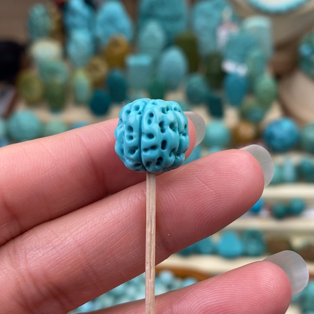 未镶嵌绿松石珠宝奇石