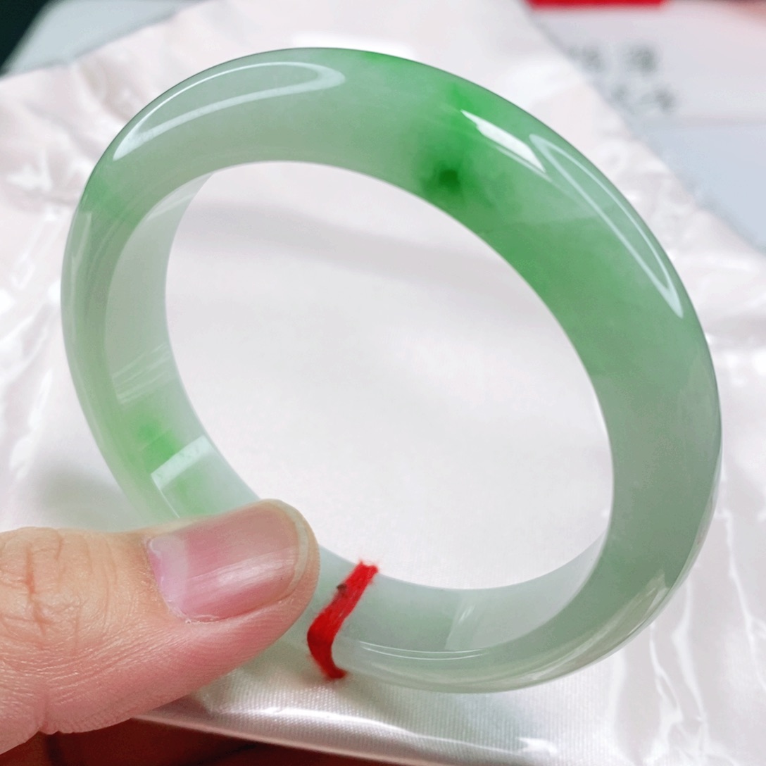 未镶嵌手镯翡翠52.3圈口