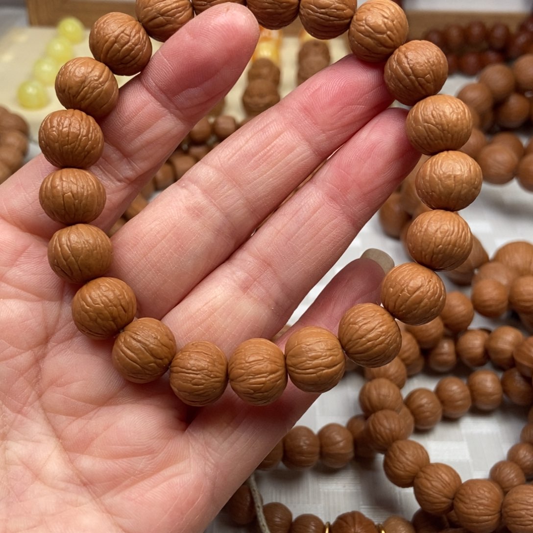 y***桃核吊坠风羽13小