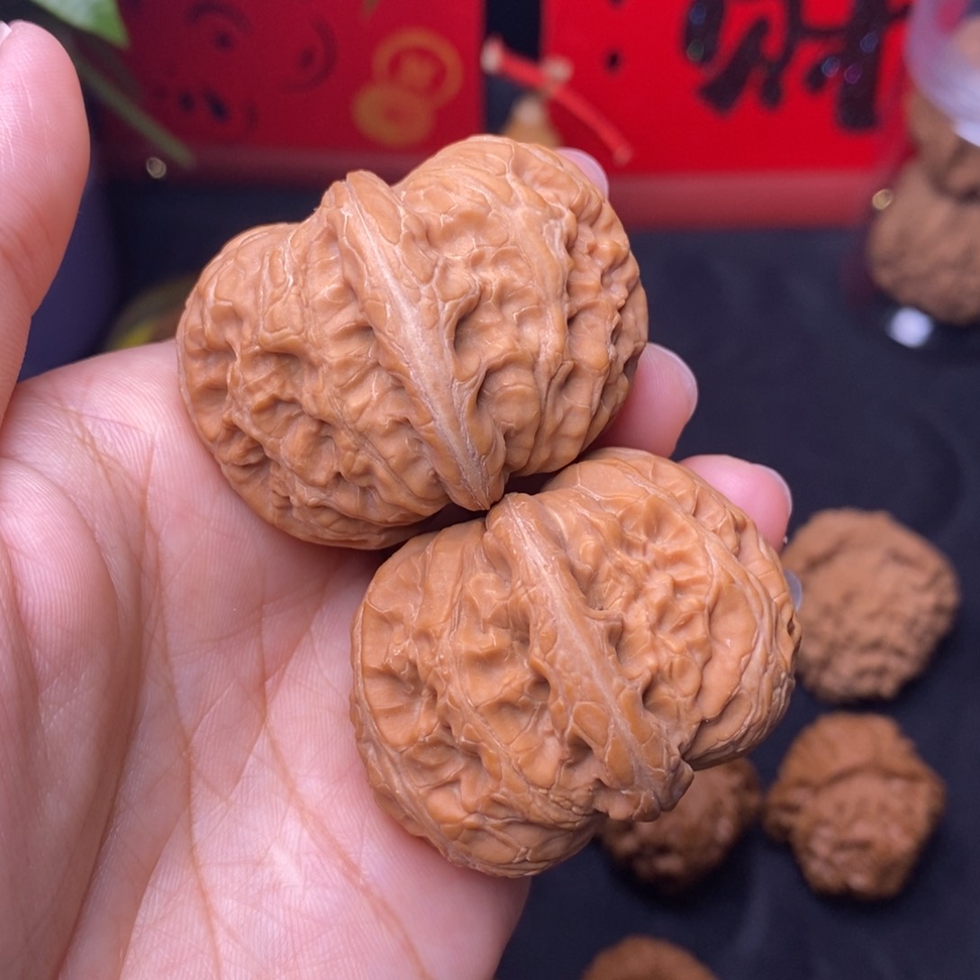 文玩核桃把件45平谷元宝