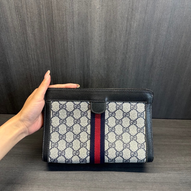 95新 GUCCI/古驰 兔兔奢菠萝/古驰手拿包/26051