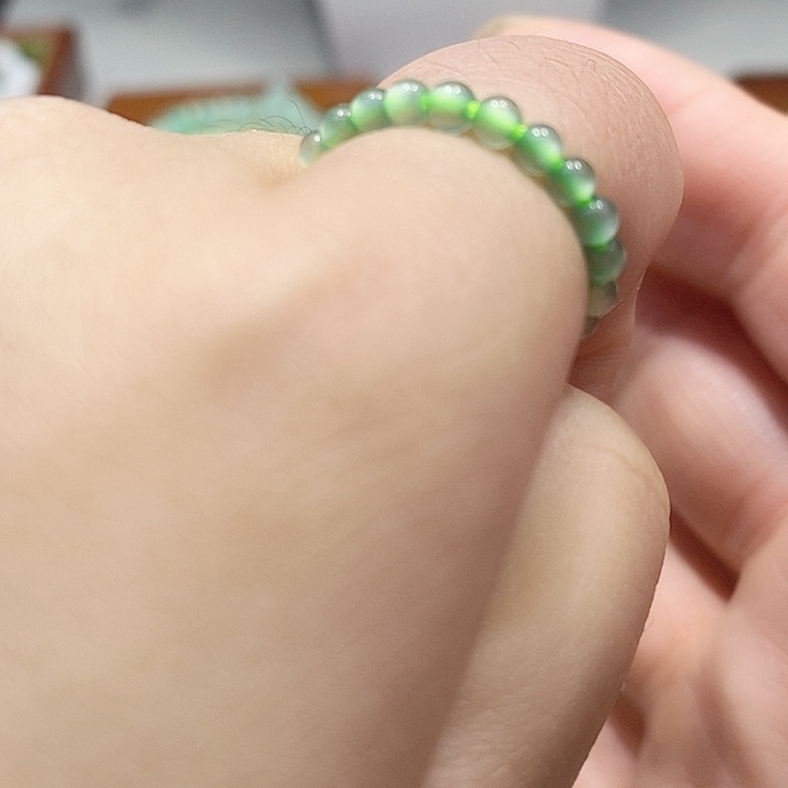 翡翠散珠高冰老兰水卡3