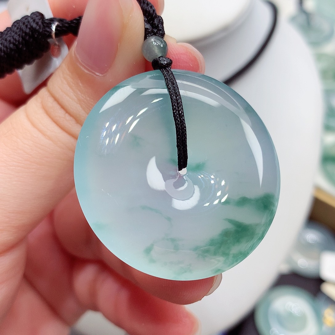 颈饰未镶嵌翡翠翡翠110，35.3/6.2