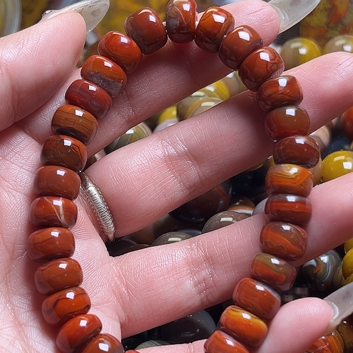 玛瑙/玉髓未镶嵌手串