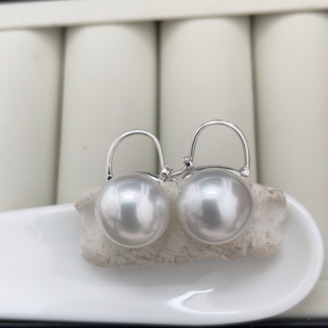 未镶嵌耳饰海水珍珠