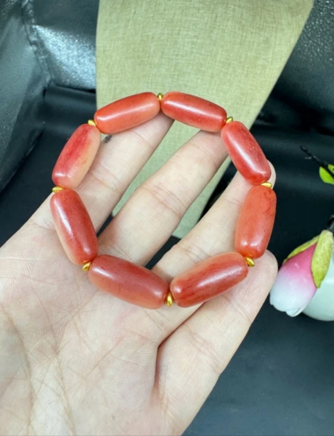 首饰盒/箱 【大胜七号】H1005   红乎乎单圈