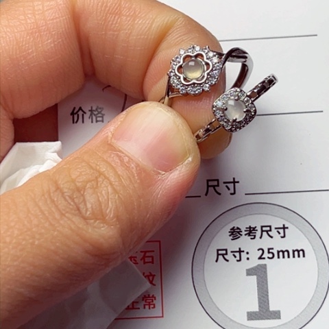 翡翠颈饰未镶嵌戒指