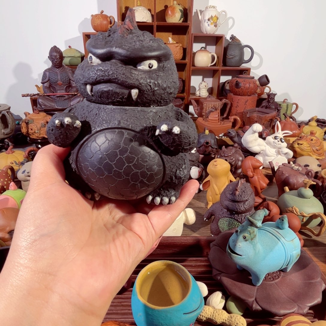 紫砂茶壶鑫*旭纯手工制作过程非常