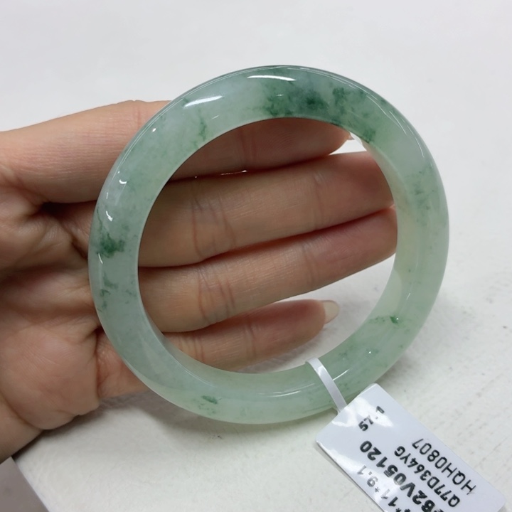 翡翠未镶嵌手镯56.4