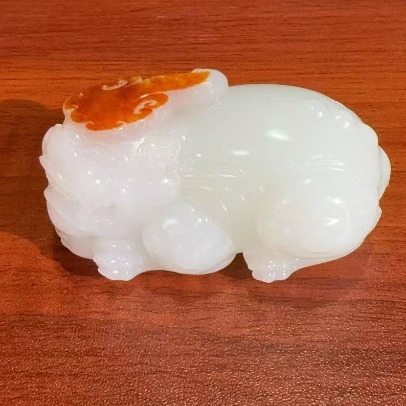 精品和田玉高端把件貔貅