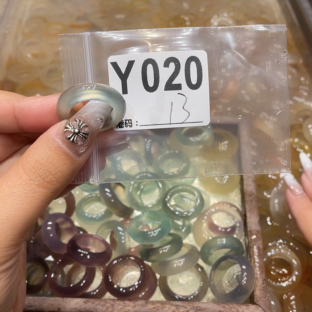 玛瑙/玉髓未镶嵌戒指020