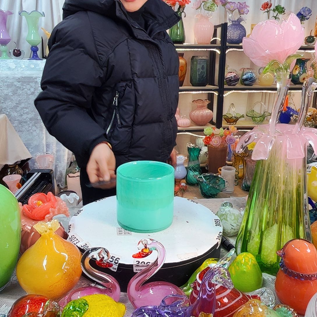 桶家悦美居琉璃摆件