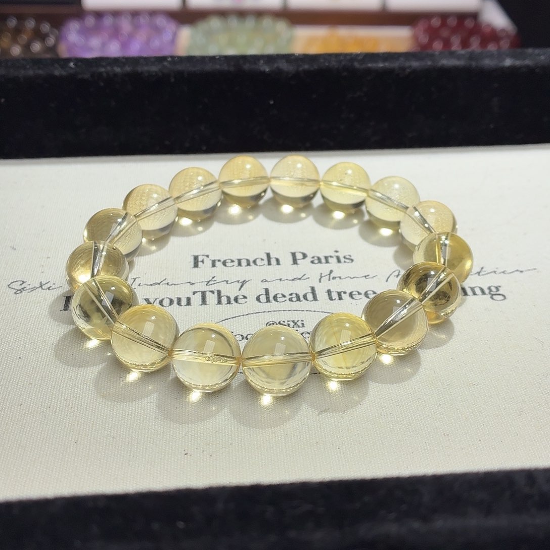 讨***母水晶手串未镶嵌天然水晶12.6-23