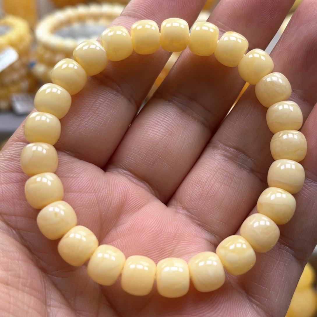 琥珀手链未镶嵌手串