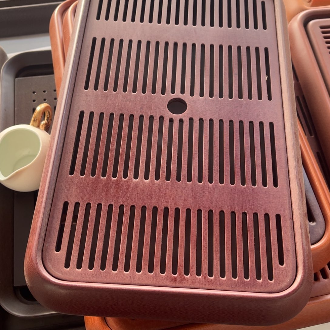 花****电木茶盘红龙双层40*25