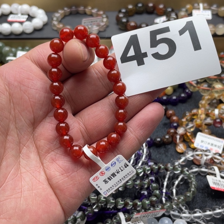 水晶手链未镶嵌玛瑙