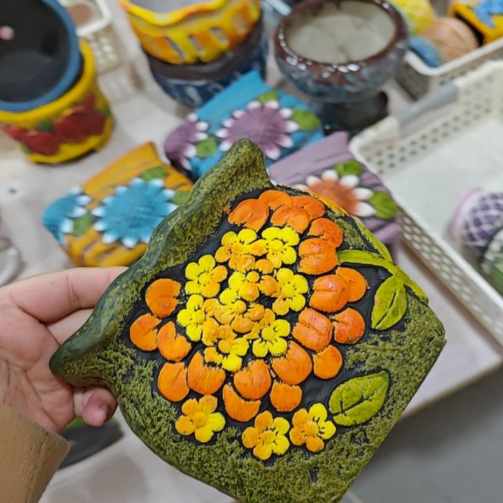 红陶吸水透气的白陶花盆凑满12发货