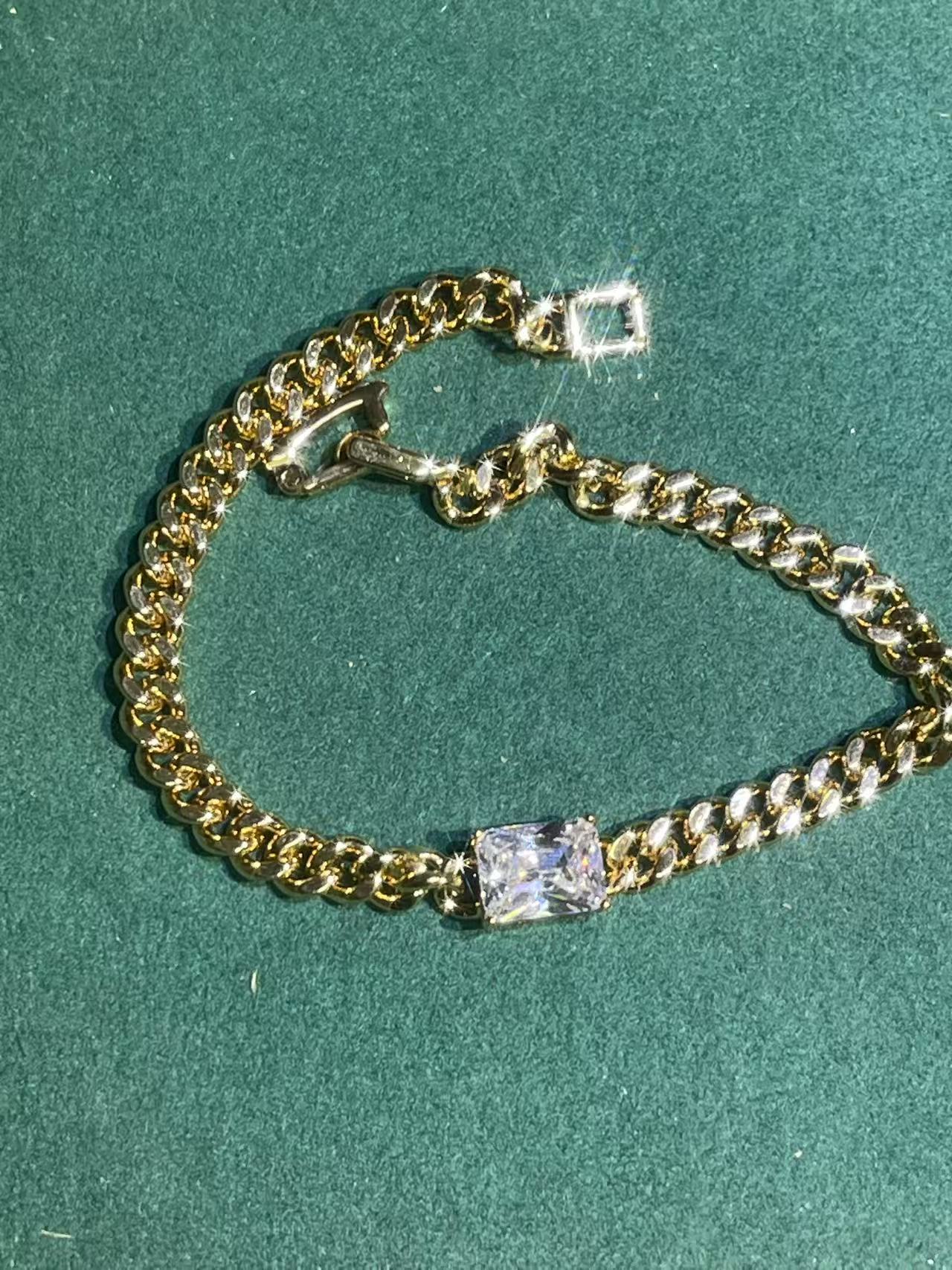 a4227玫色方糖手链多样发