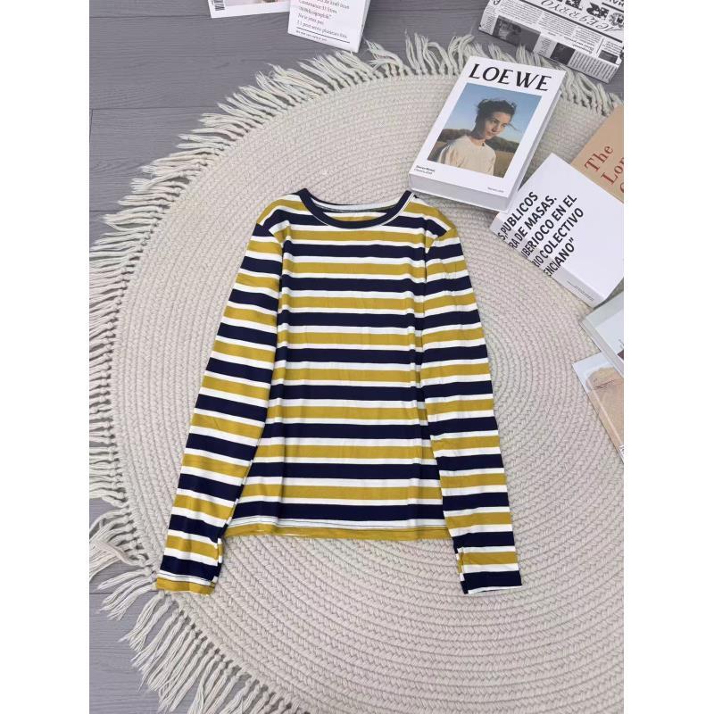 女士珍珠麻棉圆领打底衫 L5639