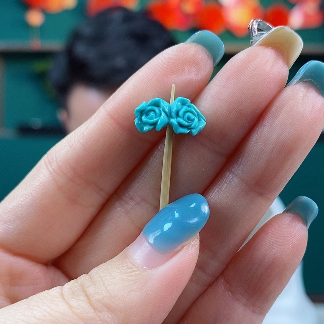 绿松石珠宝奇石未镶嵌