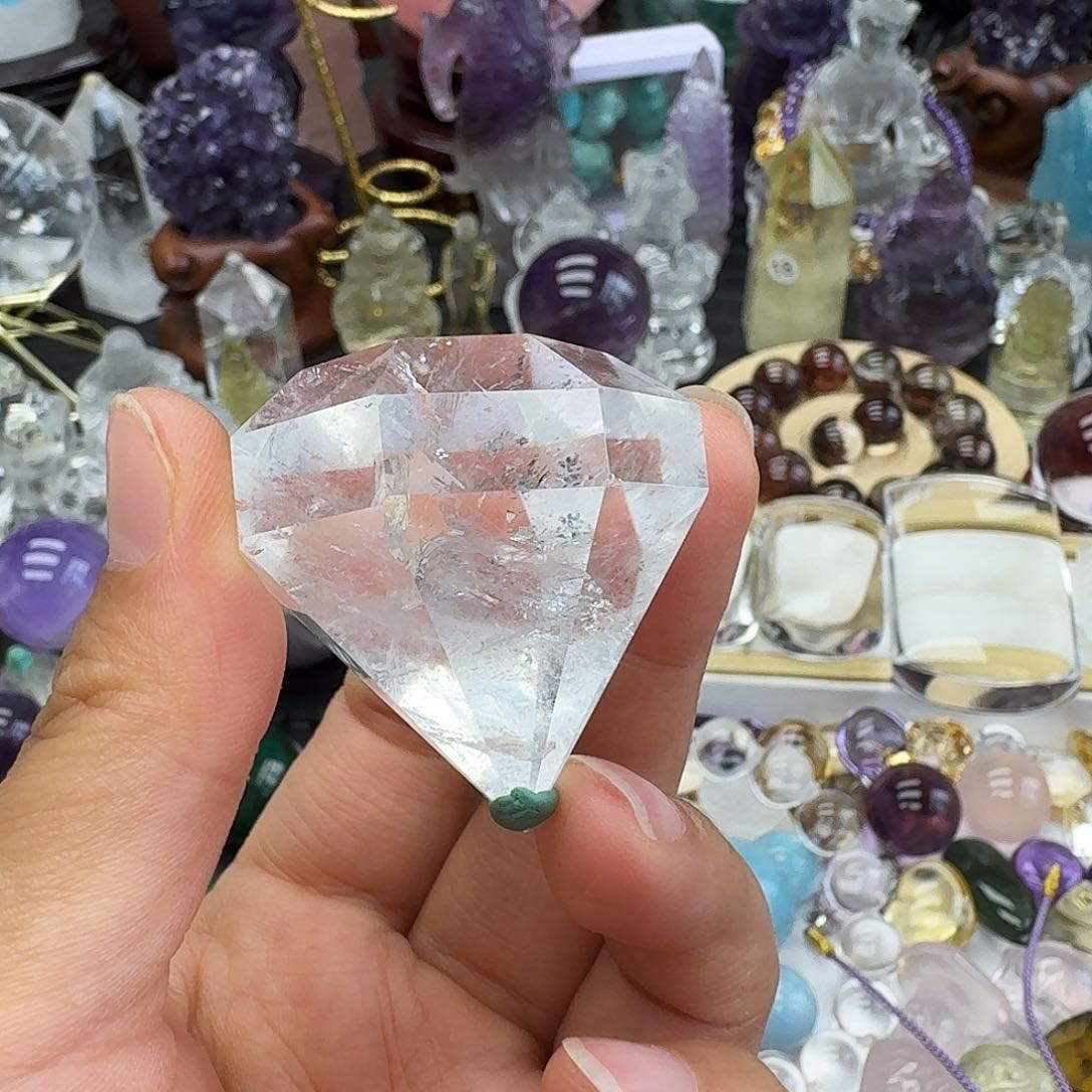 水晶珠宝半成品未镶嵌