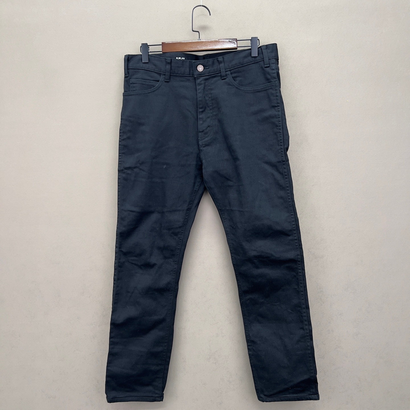 99新 Celine/思琳 CELINE赛琳（pm）黑色长裤32码 cl00514