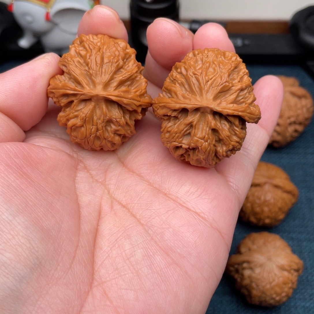 文玩核桃把件全品36苹果园大肚