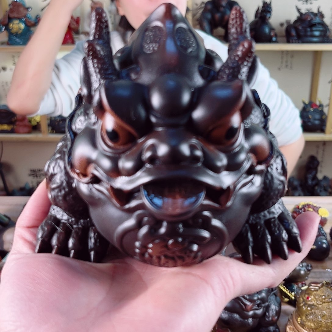 紫砂茶宠紫陶树脂茶宠摆件