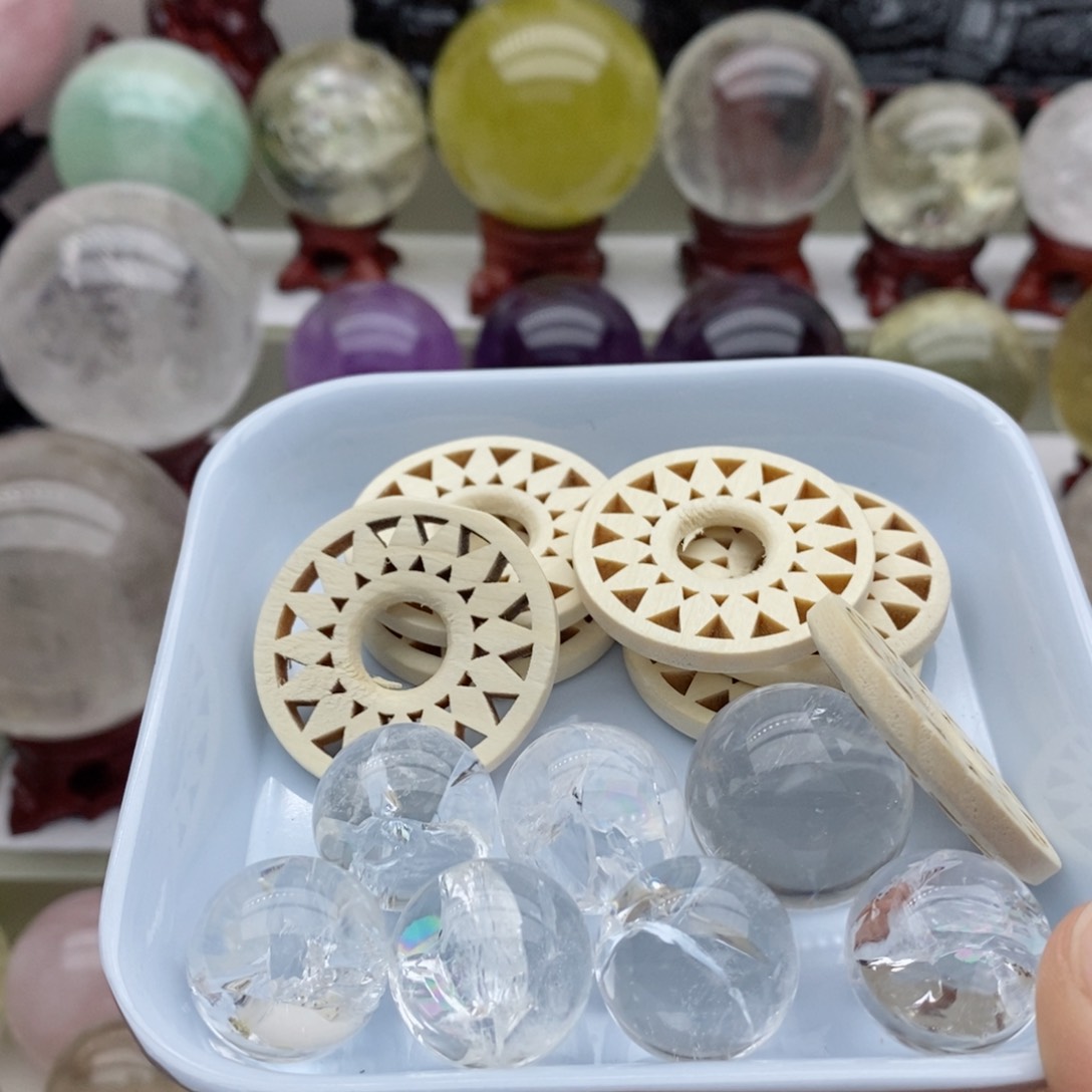 黄晶珠宝半成品未镶嵌?*水晶2