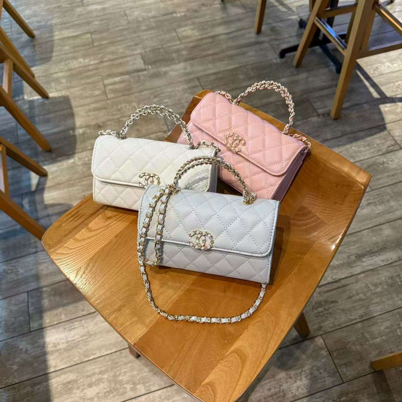 25s鱼子酱 （双层手柄） 横版新款2025手拎包单肩斜挎女包1138