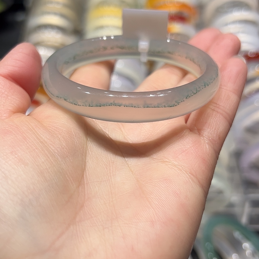 玛瑙/玉髓未镶嵌手镯55.5