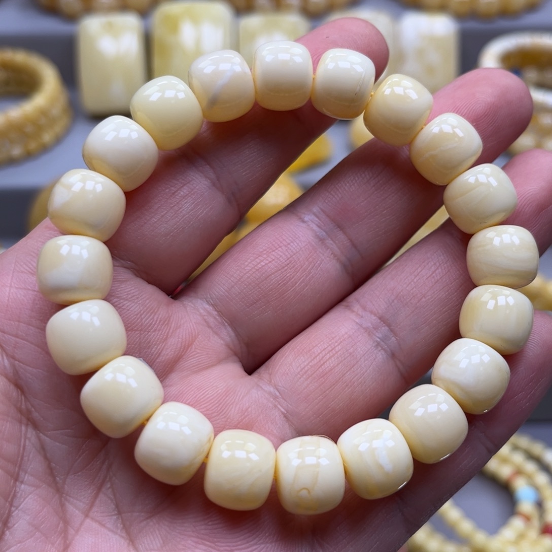 琥珀未镶嵌手链手串