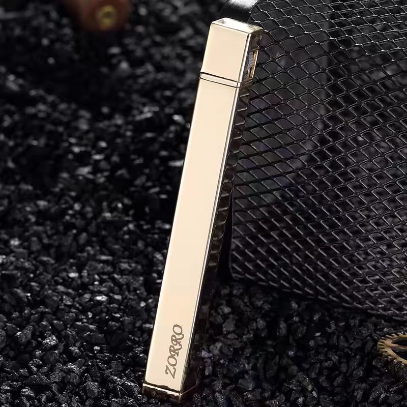 ZORRO 仿金ZX505纤巧方笔砂轮打火机