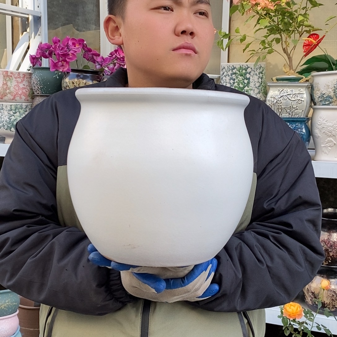 紫砂花盆口25高25福利