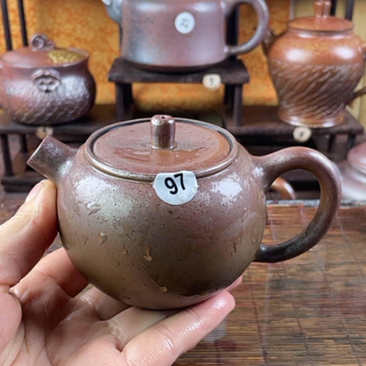 【闪购商品】柴烧茶壶200毫升左右微瑕福利