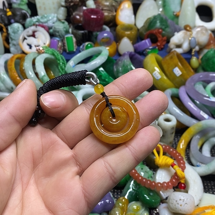 颈饰未镶嵌翡翠缅甸翡翠首饰配饰