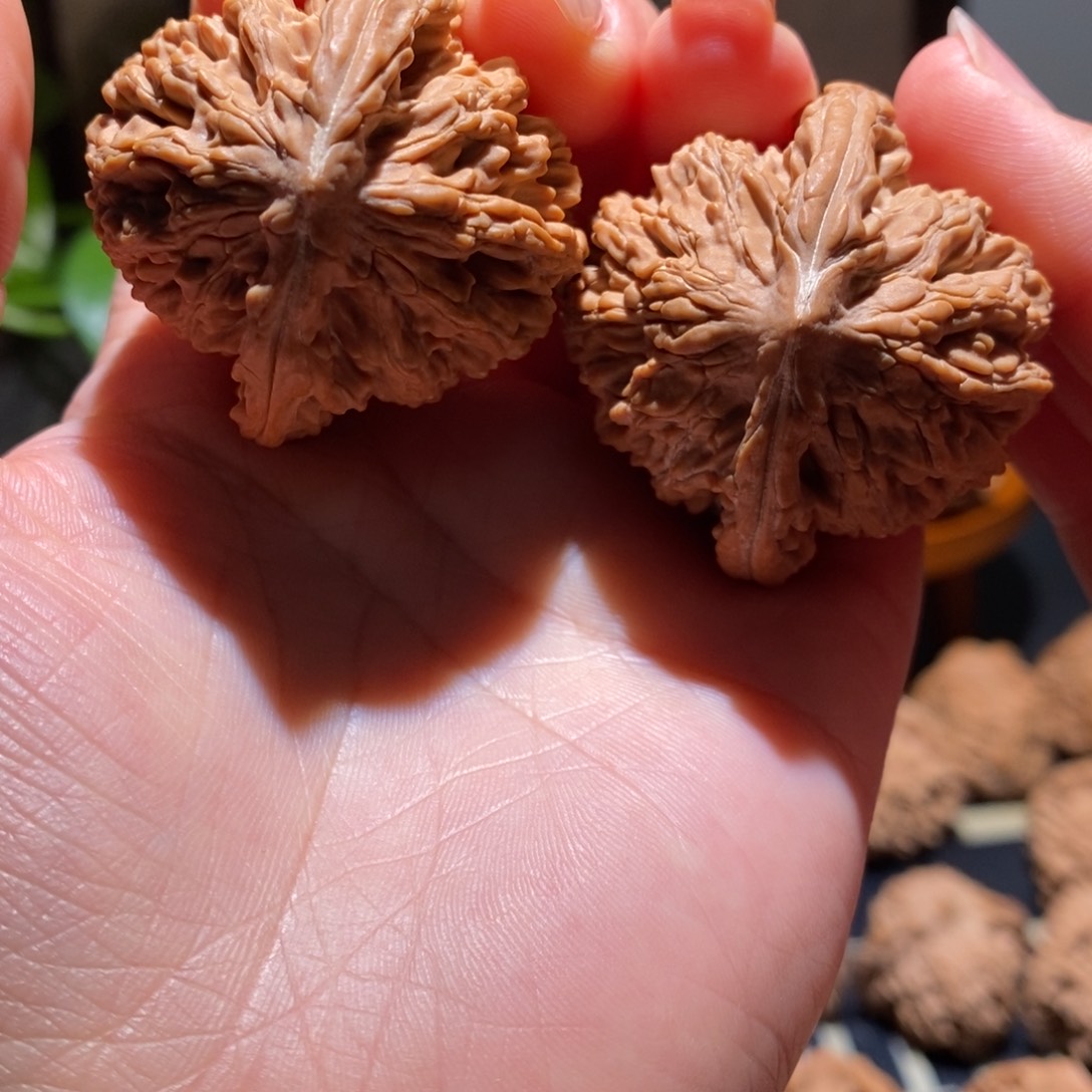 峰***文玩核桃把件麦穗