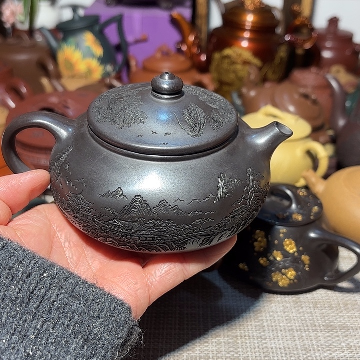 茶壶紫砂原矿宜兴紫砂微瑕