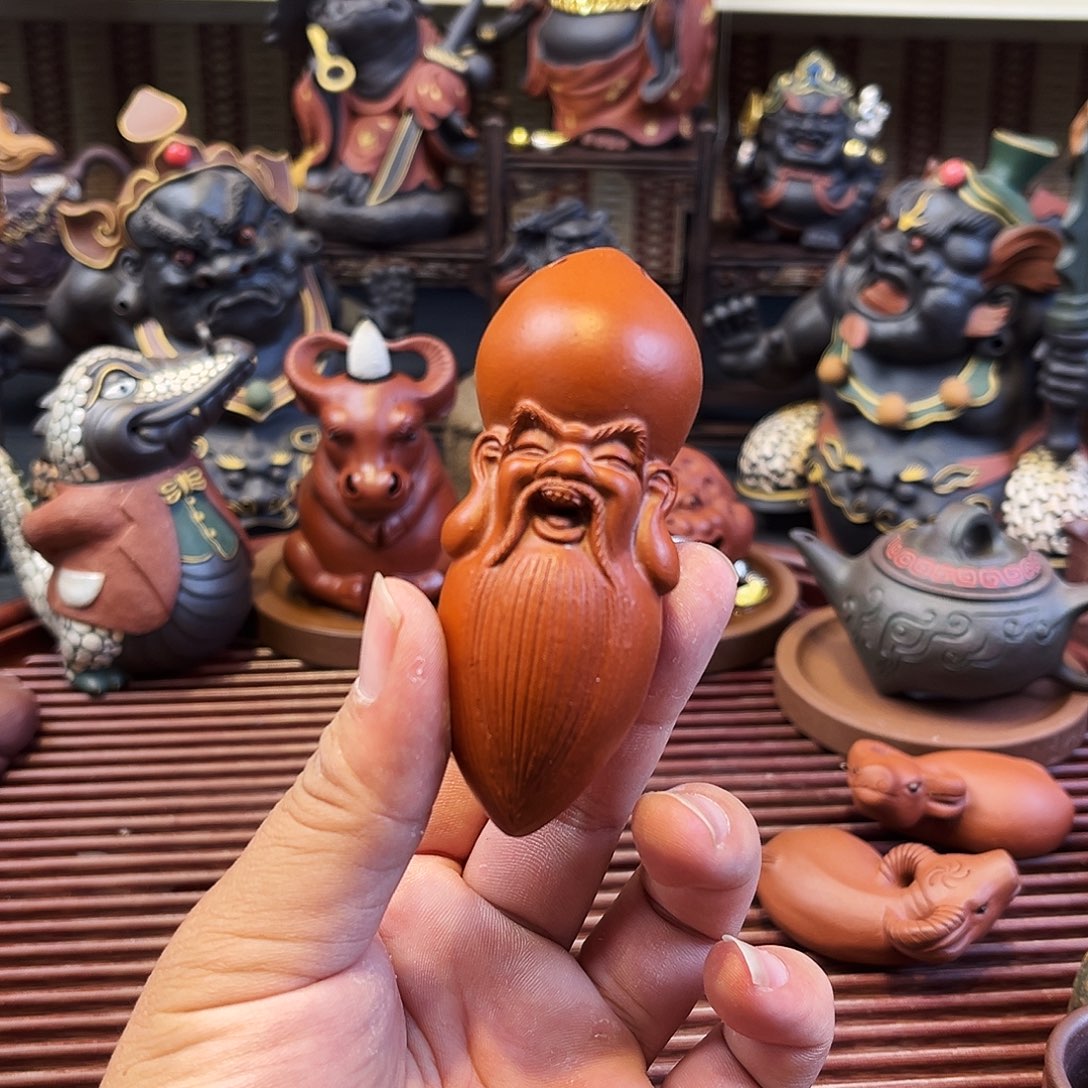 茶杯紫砂紫砂雕塑茶宠微瑕