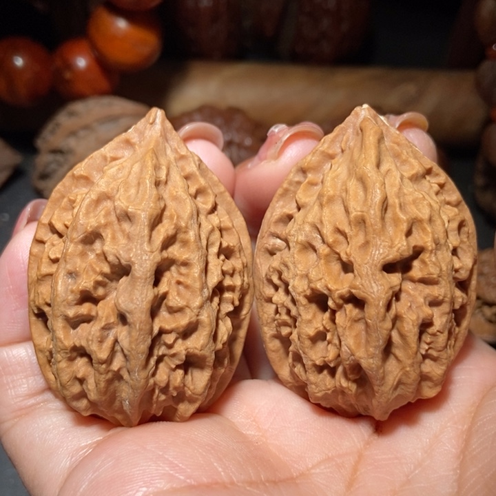 把件文玩核桃东北楸子小雪6