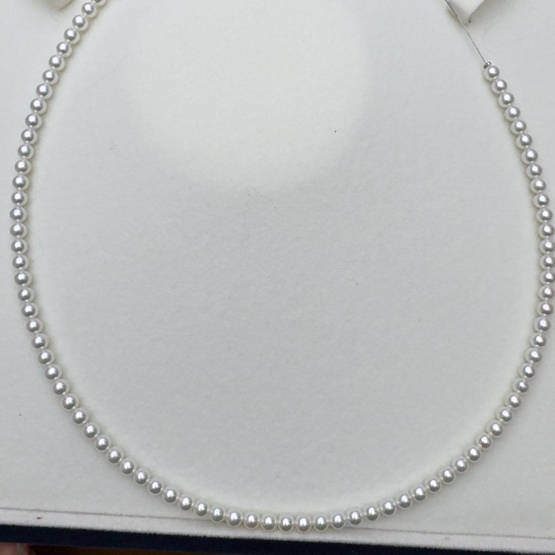 淡水珍珠项链银S925镶嵌
