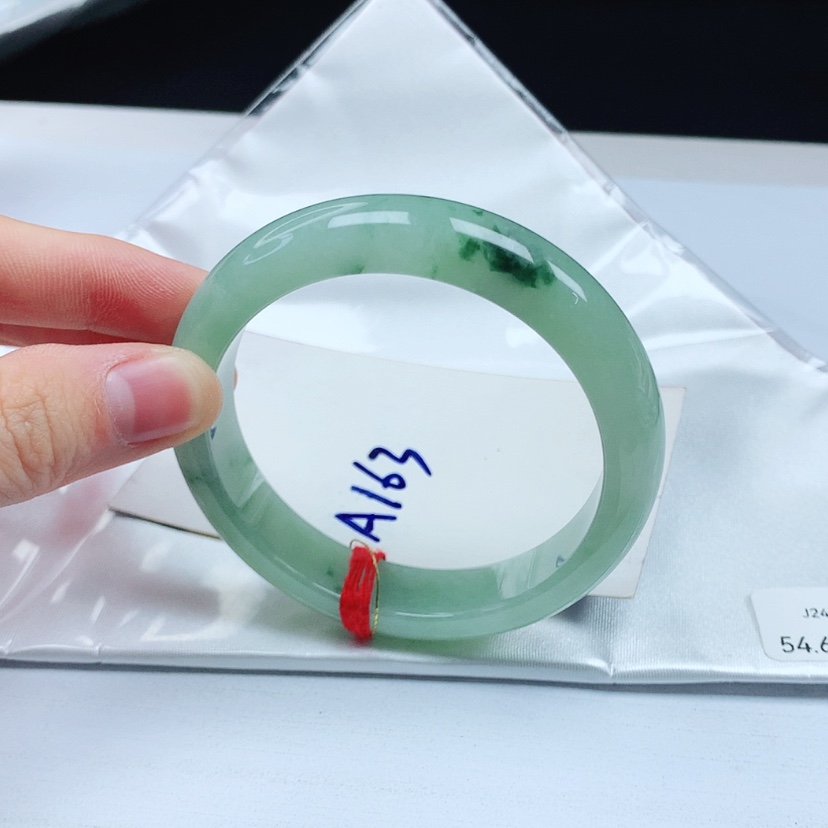 【闪购商品】翡翠手镯未镶嵌天然缅甸a货手镯54+