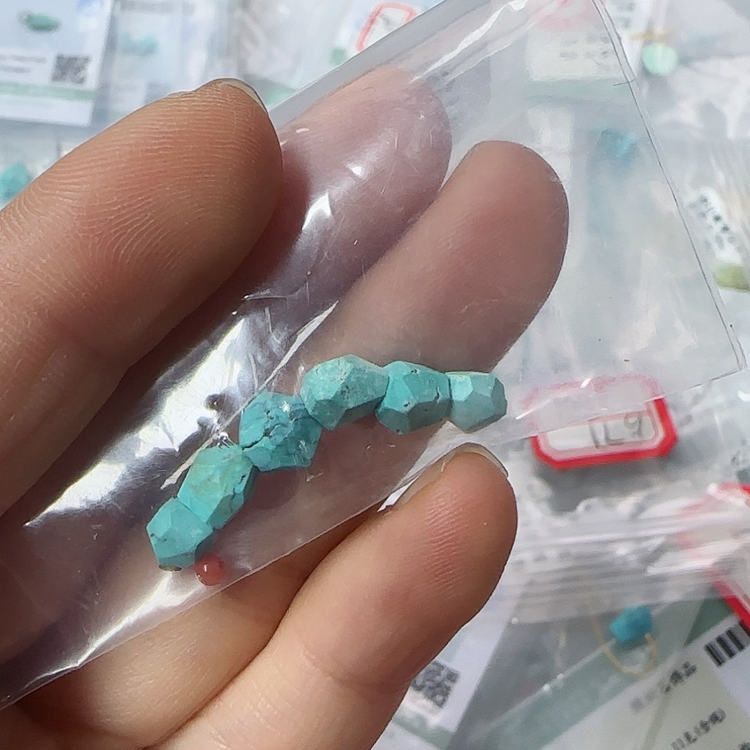 绿松石珠宝半成品未镶嵌