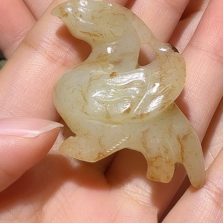 隐***、和田玉（糖玉）未镶嵌挂件