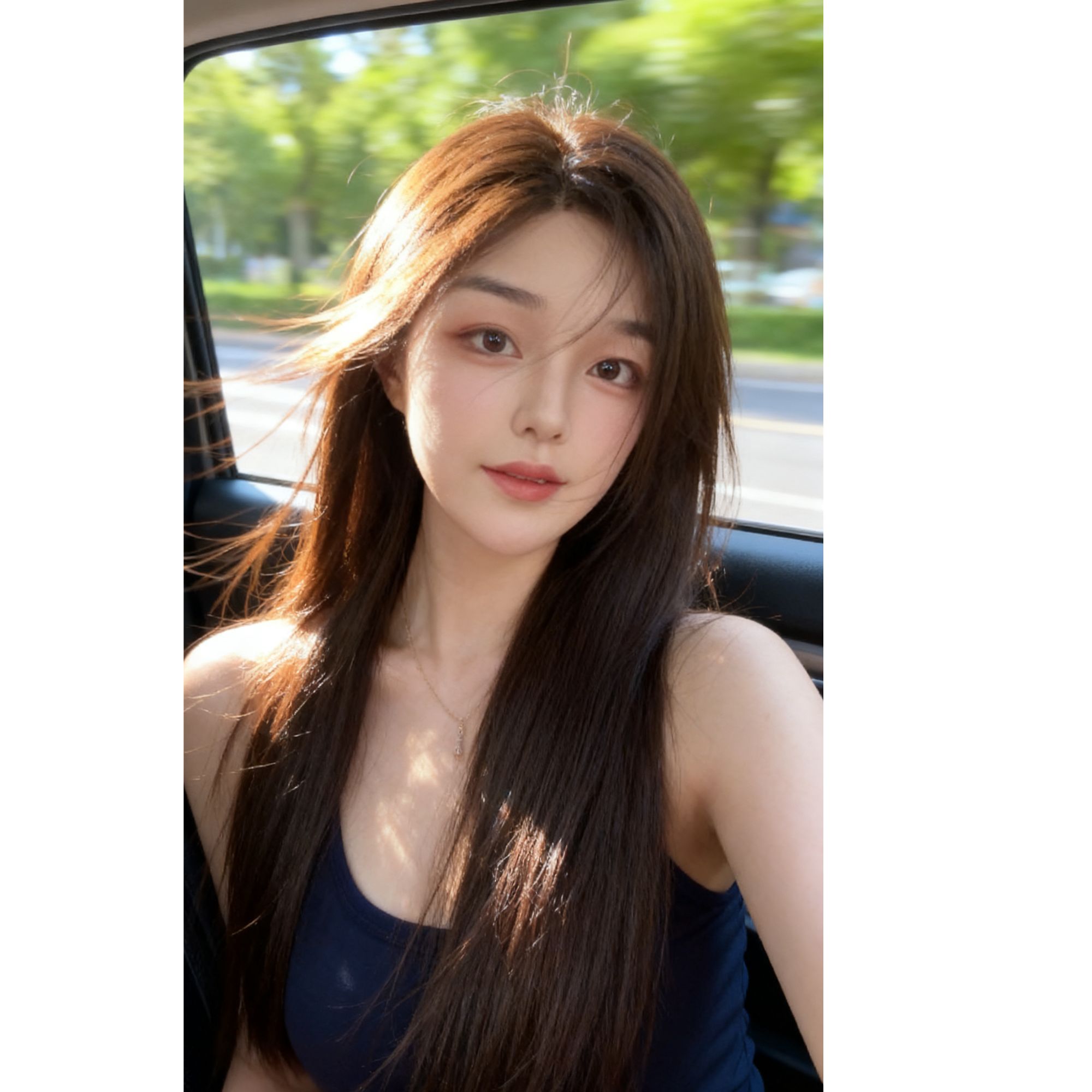 【纳米封边皮感发际线】50cm夏季冰感透气仿真头皮全真发整体假发