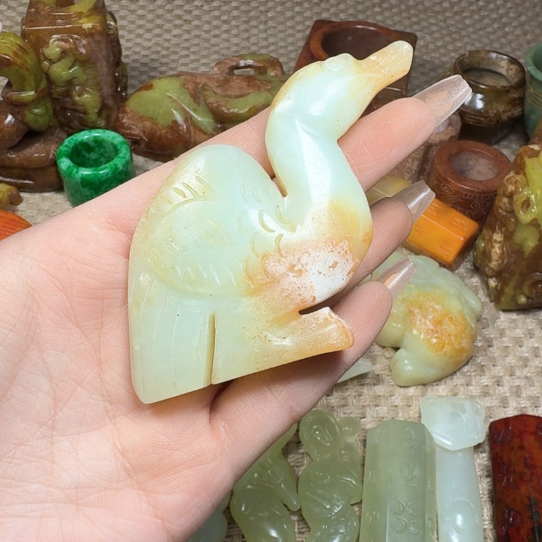 白玉菩提吊坠挂件