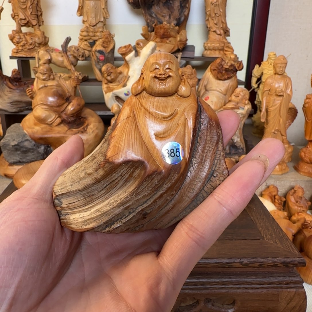 崖柏小木匠艺雕一物一拍