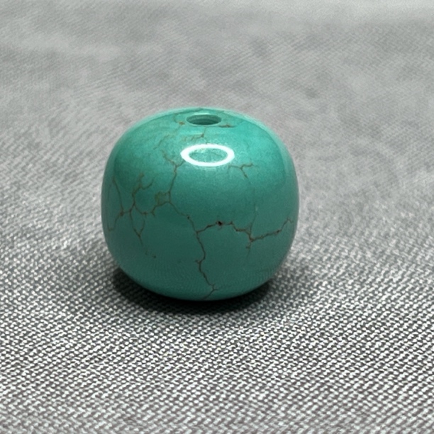 绿松石老型，尺寸10.9x9.9mm重1.9克